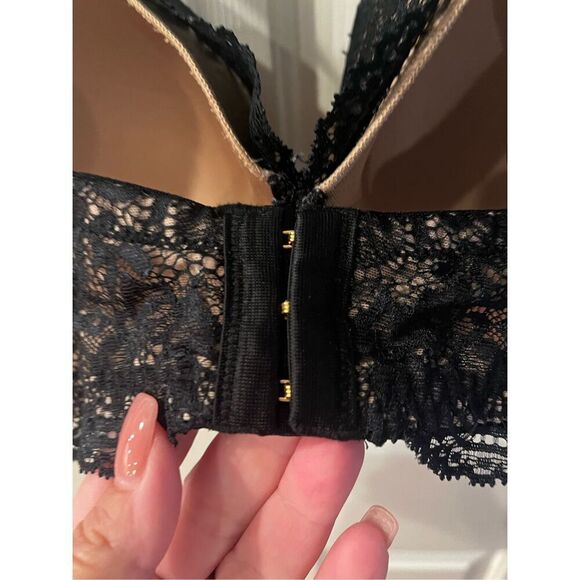 ThirdLove Black Lace Balconett Bra sz 42F EUC - Picture 9 of 11